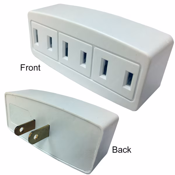 Multi-Outlet Wall Adapters - Electriduct, Electriduct, Mfr#: PE-ED-GA-5505-3PK